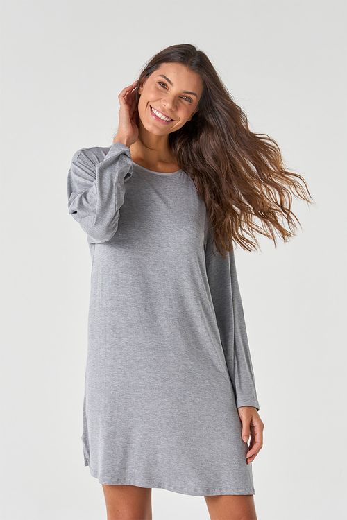 CAMISOLA MANGA LONGA - CLÁSSICOS DE VISCOSE MESCLA