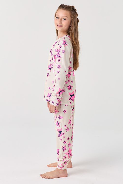 PIJAMA LONGO MOLETINHO JUVENIL - GLAM