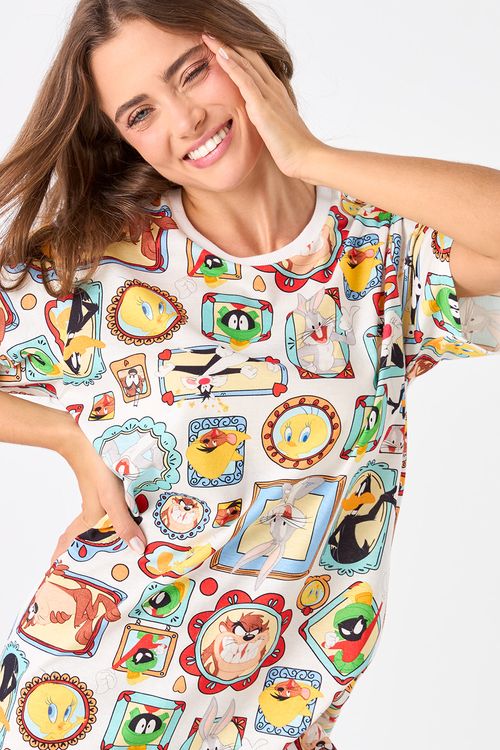 CAMISOLA AMPLA -  LOONEY TUNES SHOW
