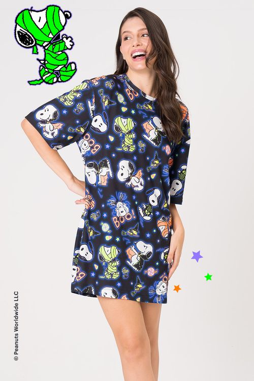 CAMISOLA AMPLA - SPOOKY SNOOPY