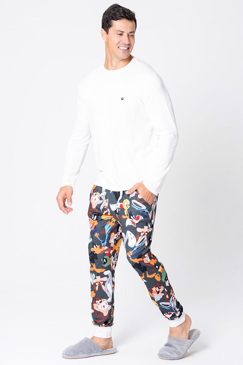 PIJAMA MASCULINO LONGO - LOONEY HOLLYWOOD