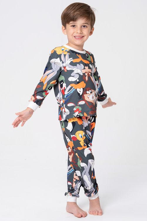 PIJAMA INFANTIL UNISSEX - LOONEY HOLLYWOOD