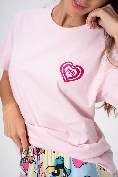PIJAMA CURTO FEMININO FLORZINHA - SUPERPODEROSAS COWGIRL